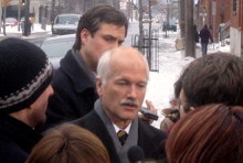 Jack Layton leader of the federal New Democratic Party of Canada.  Photo by Thorfinn Stainforth